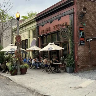 Front entrance at the Brick Store in downtown Decatur