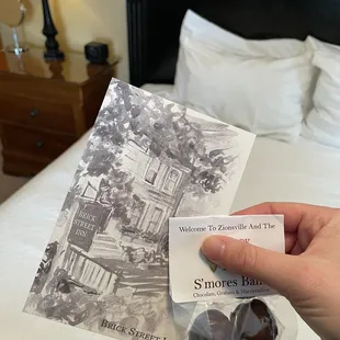 Room came with chocolate and a hand written note. So sweet and personal