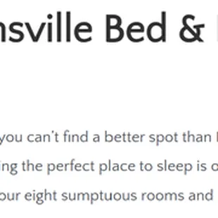 Another example of calling itself a B&amp;B on its website.