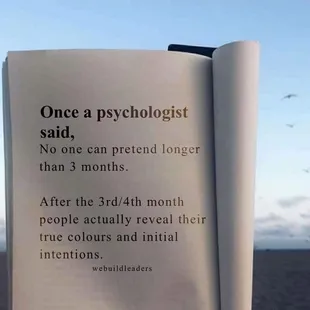 an open book with a quote on it