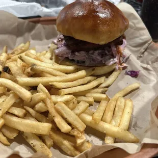 Nashville hot chicken sandwich.