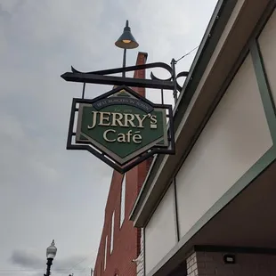 Outside Jerry's Cafe ... downtown Orrville