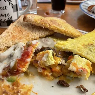 Fantastic build your own omelette! I had a side salad instead of home fries super good fresh all around.