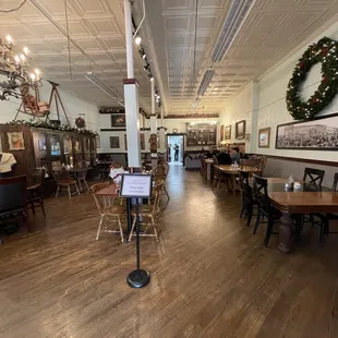 There's a lot of history in this room. It was once a furrier back in the day.