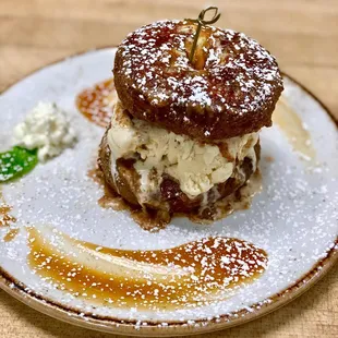 Donut Ice Cream Cake