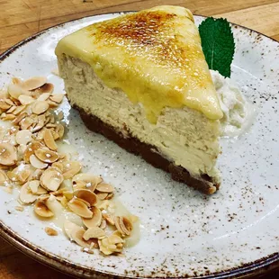 Bruleed cheesecake