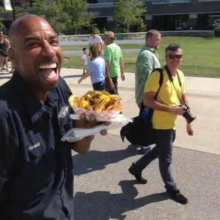 Waterwalk and Nachos = HAPPY!