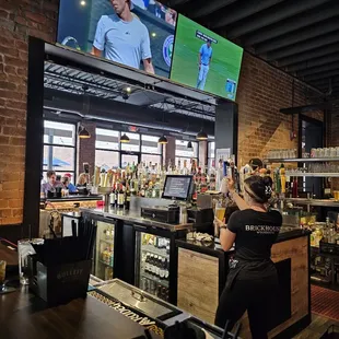 Bar area up front