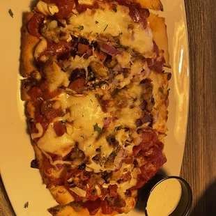 Flat bread pizza