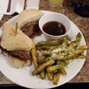 French Dip Burger