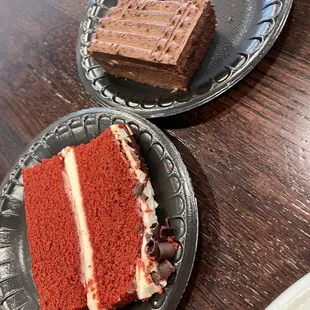 Stale, tasteless desserts.