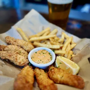 oysters and mussels, food