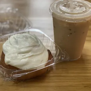 Cinnamon Roll iced latte