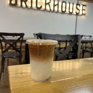 Brown butter caramel latte