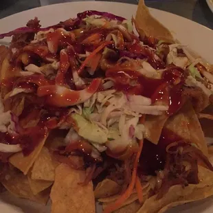 The nachos appetizer