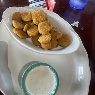 Fried pickles $8