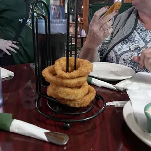 Tower of Onion Rings