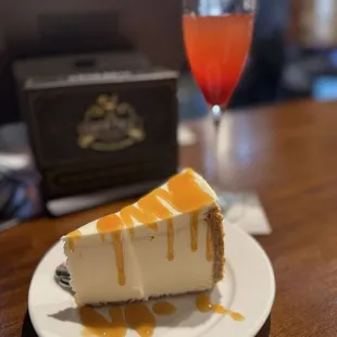 Caramel cheesecake, delicious!
