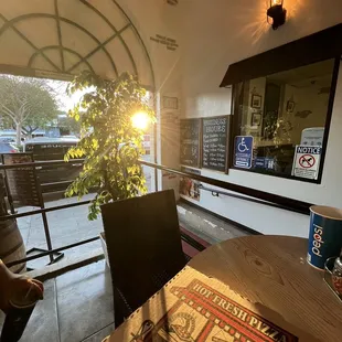 a view of the outside of the restaurant