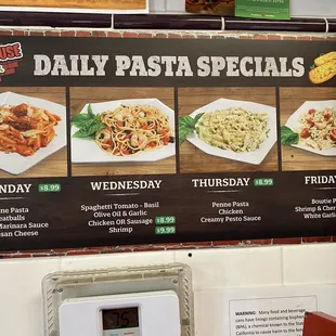 Monday through Friday specials!