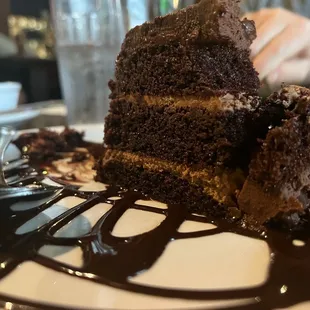 Chocolate cake made by Queen City Pastry