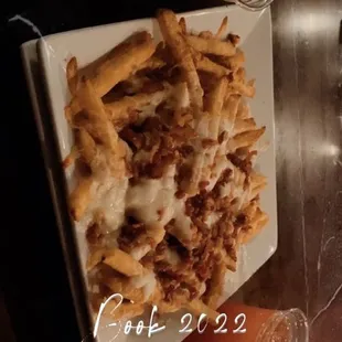 Basket of Boneless Wings Extra wet pussy drink Purple viper drink Basket of Cheese Fries with Bacon