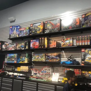 Wall of projects to complete