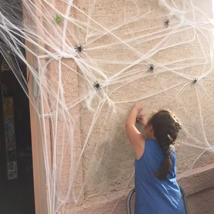 Halloween decorating