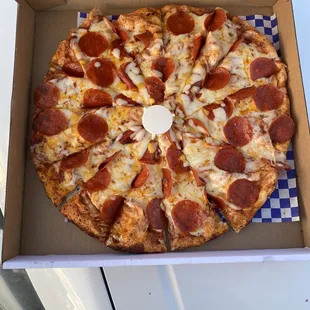 Pepperoni pizza