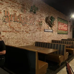 a woman sitting at a table