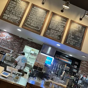 Inside : order at counter