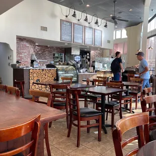 the interior of a restaurant