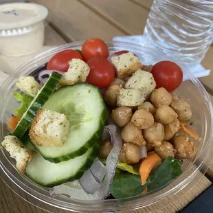 Focaccia Pizza &amp; Side Salad Combo