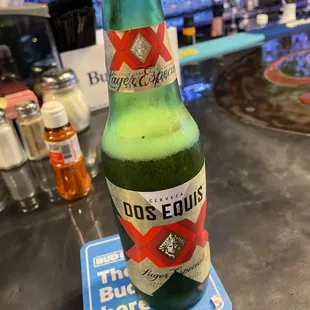 a bottle of beer