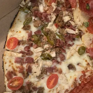 Fire on the Mountain. Lacking tomato, chicken too fine, fresh jalapeño would be better.