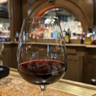 Great glass of cab