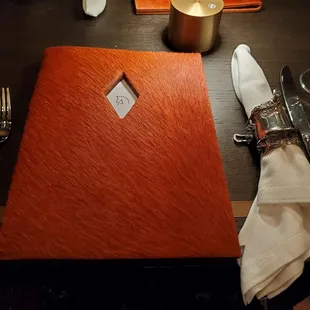a place setting for a dinner