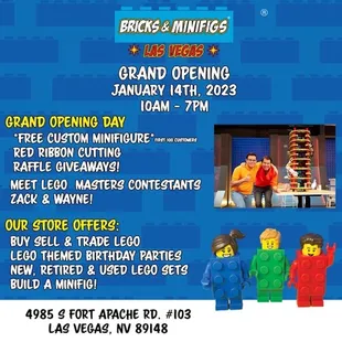 Grand Opening Information!