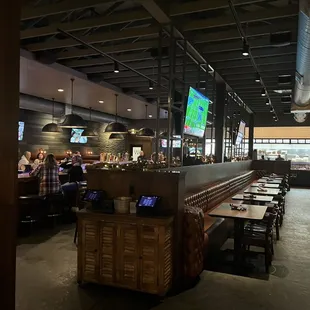 the interior of a restaurant