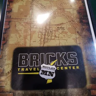 a picture of a sign for a travel center