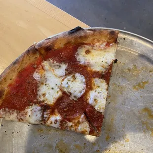 What's left of the amazing Brio pizza. So good!