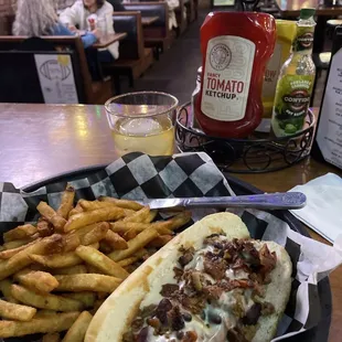 Chili Dog with fries &amp; Soup