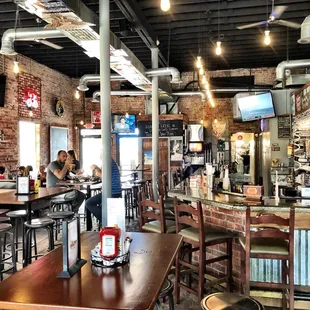 people sitting at the bar