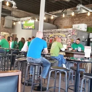 people sitting at tables