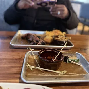 Bacon Burnt Ends, brisket, Pimento Mac n Cheese Dinner