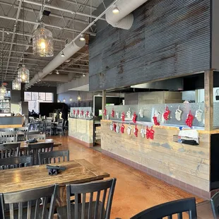 the interior of a restaurant