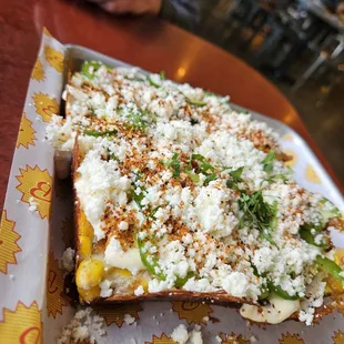 Elote pizza special