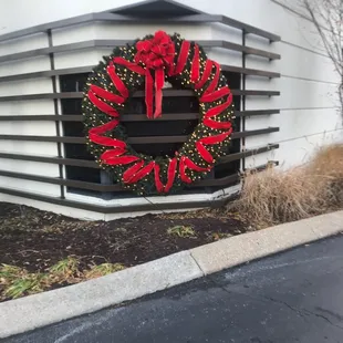 festive decorations outside