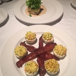 Deviled Eggs & Millionaire's Bacon