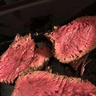 Med well steak not cooked to paying customers wants